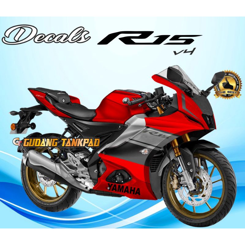 DECAL R 15 V4 , STIKER FULL BODY R15 VERSI 4 2022 STIKER VARIASI SIMPLE