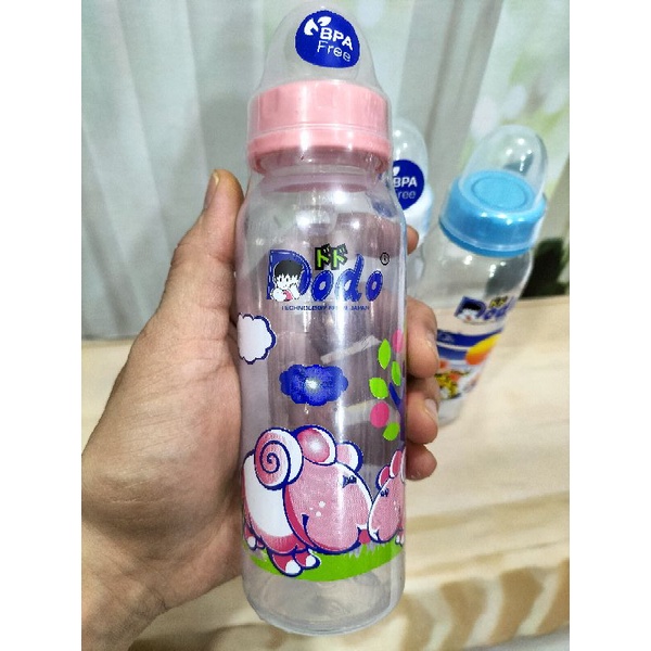 Botol Susu Dodo Dot Silicone 240 Ml /120 m/60 ml + Anti Sedak BPA free eko 8oz