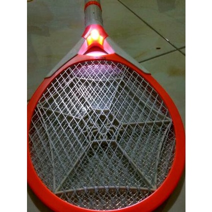 ❃ Raket nyamuk / raket listrik + led + senter / stark / kualitas terbaik stark ◊