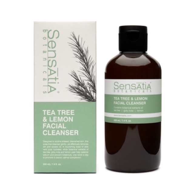 OliveShop ❤ Sensatia Botanicals Tea Tree Lemon Facial Cleanser 220 ml