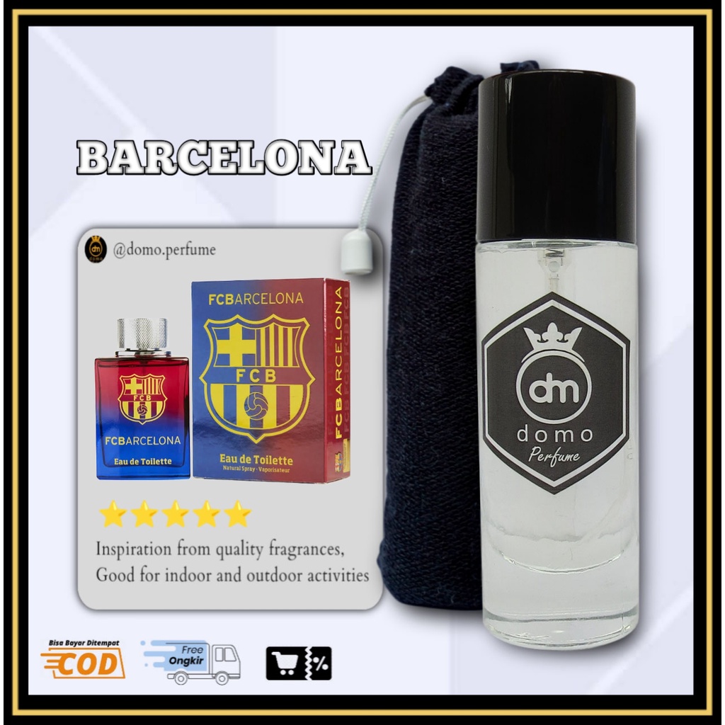Parfum Pria BARCELONA Terlaris/Parfum Non Alkohol/Tahan Lama