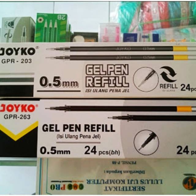 

Isi pen gel joyko