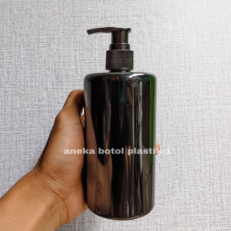 Botol Pump 500ml Hitam Neck 24 Botol Sabun Cair 500 Ml Botol Kosong 500ml Pump Pet Plastik Tebal