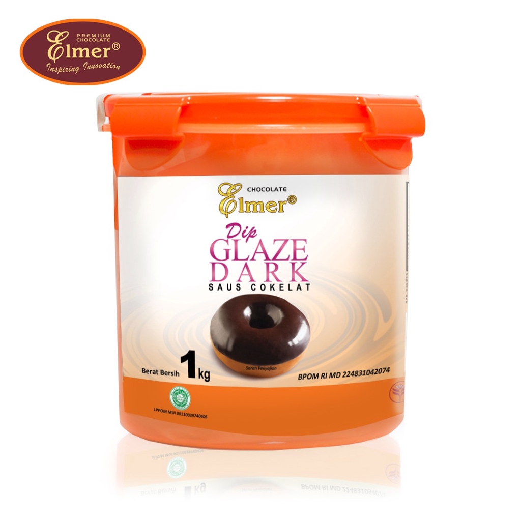 

Elmer Dip Glaze Dark Gold 1 kg Topping Donat JCO Miroku