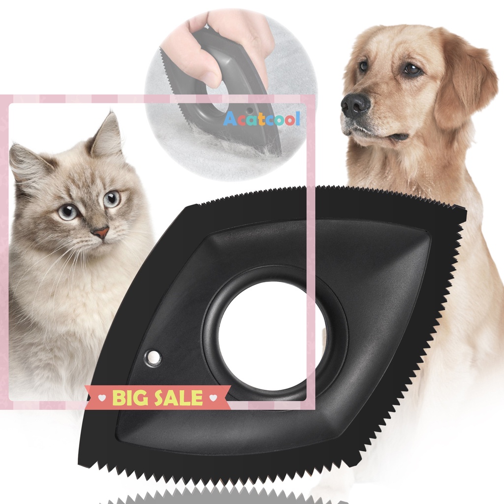 Mini Pet Hair Remover - Dog Cat Fur Removal Brush Car Hair Detailer Supply