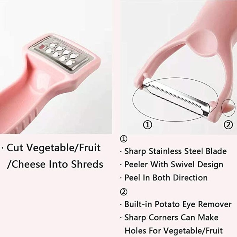 1PCS Multi-function Double Head Grater For Fruit,Vegetable,garlic，ginger Kitchen Useful Gadgets