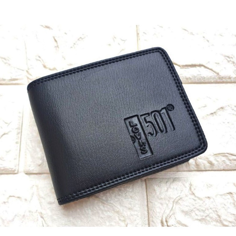 SHOPEE 6.6 SUPER SALE!! Dompet Kulit Tebal Dompet Pendek Lipat Dua Men Wallet Bifold Premium Dompet Kulit Pria 1830