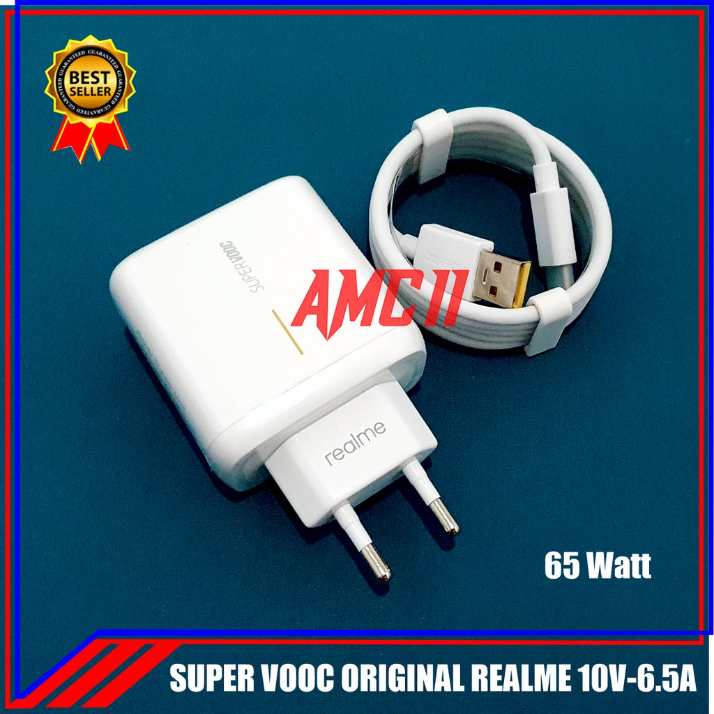 Charger Realme 7 Pro Super Dart 65 Watt ORIGINAL 100% USB C