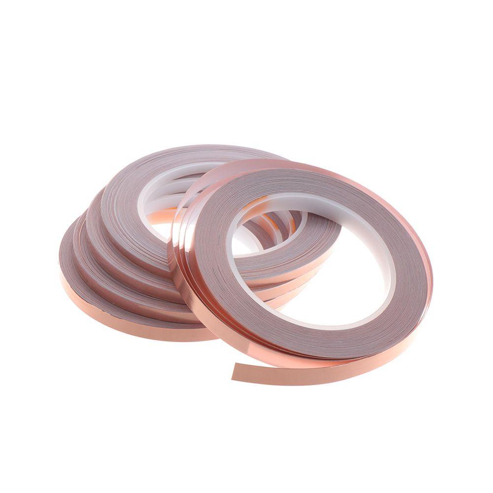 Nanas 1PC Copper Foil Tape Perekat Strip Perlindungan Lem EMI Baru