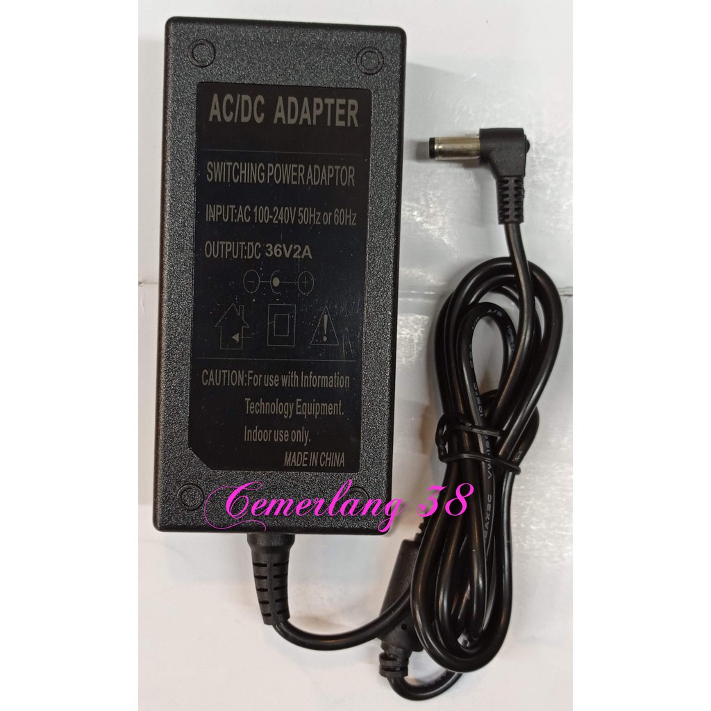 Switching Adaptor 36V 2A - Switching Power Supply Plastik Htm