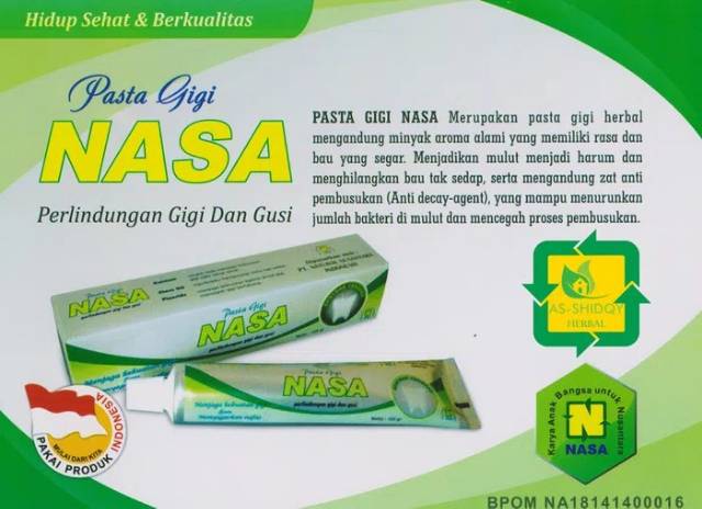 PGN Pasta Gigi Nasa . Odol Pemutih Gigi Nasa 100% Original . PENGHILANG KARANG GIGI / BAU MULUT