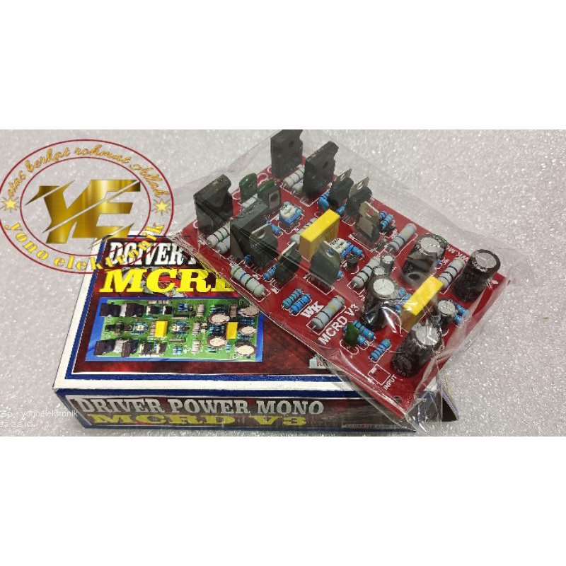 Kit Driver MCRD V3 Low Sub/Kit Driver MCRD V3 Power Amplifier Mono Low sub terbaik