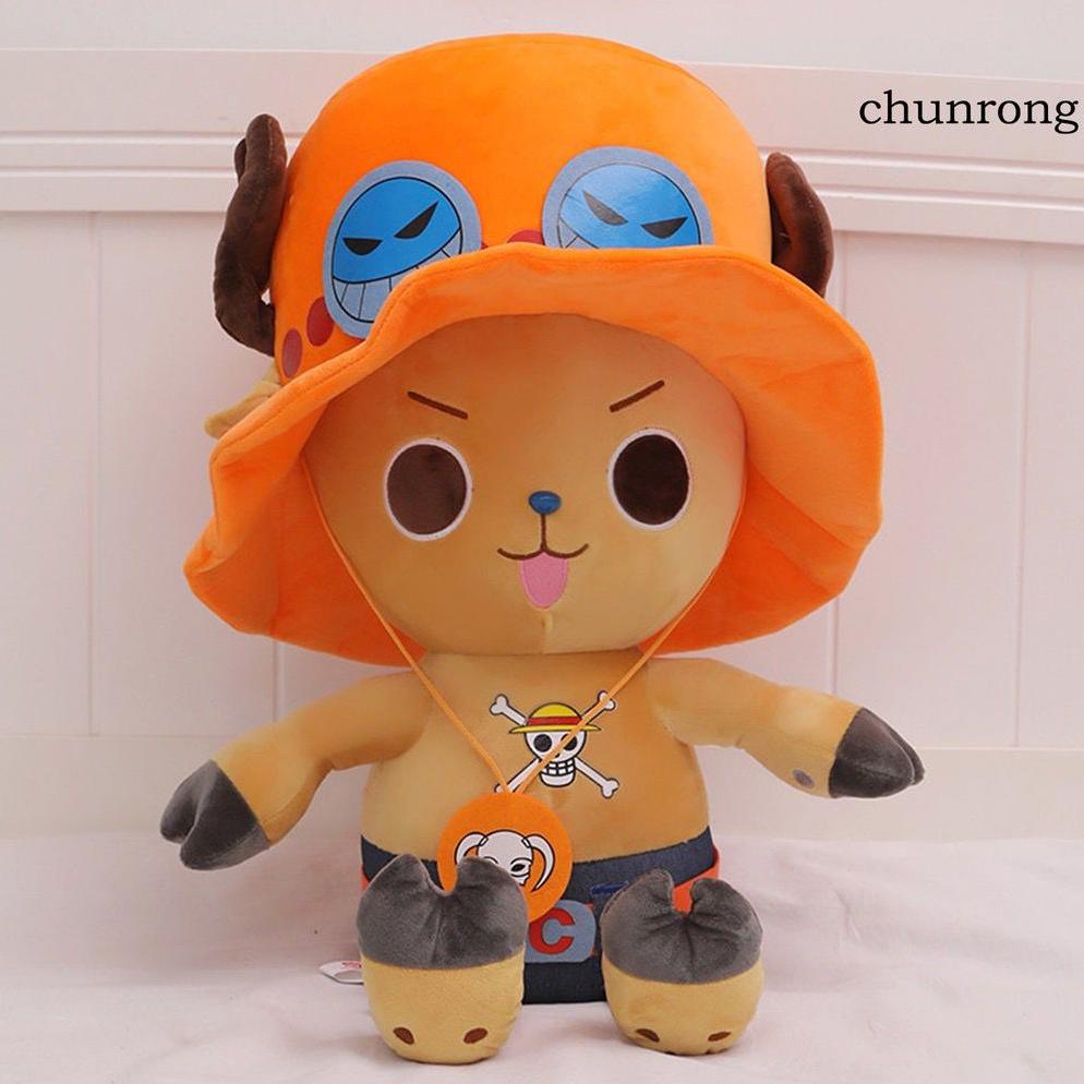 BONEKA CHOPPER ACE 30CM BONEKA ACE BONEKA ONE PIECE KADO HADIAH ULANG TAHUN BONEKA COUPLE BONEKA