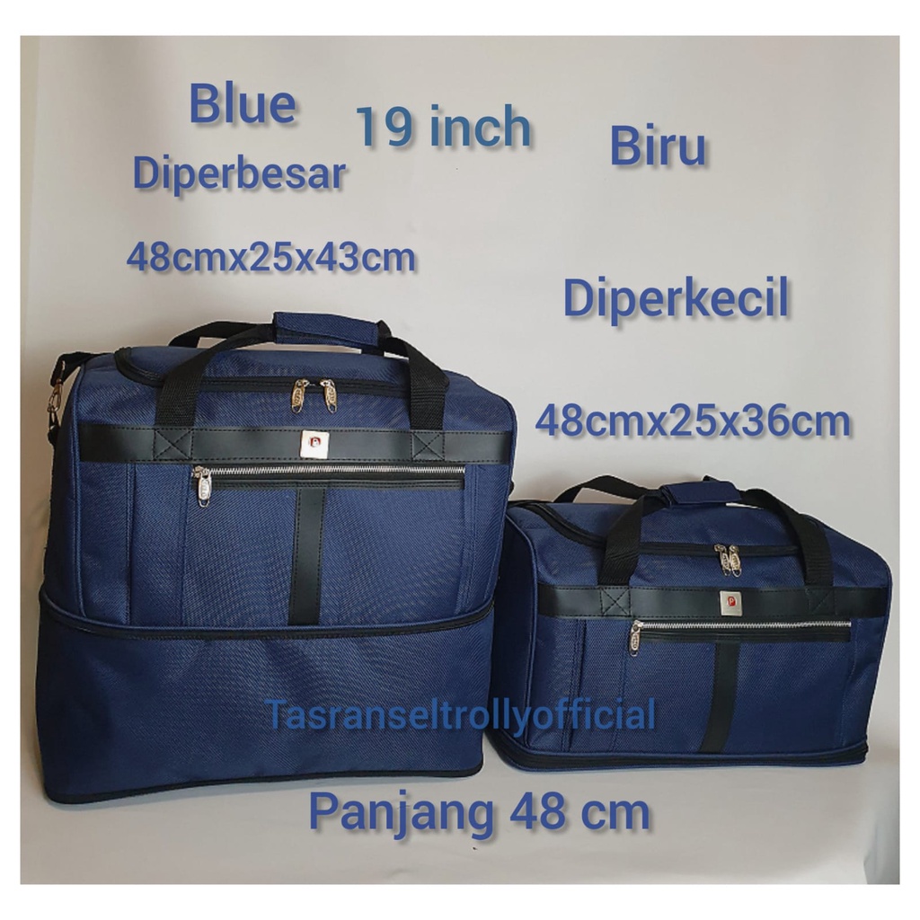 Tas Pakaian Travel Bag Polo Interclub 48x25x26cm up 43cm 100%original