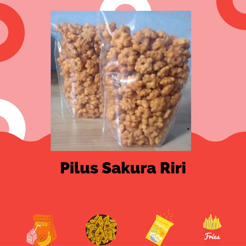 Pilus Sakura Riri - Ribut Snack - Snack Sakura Riri Kiloan