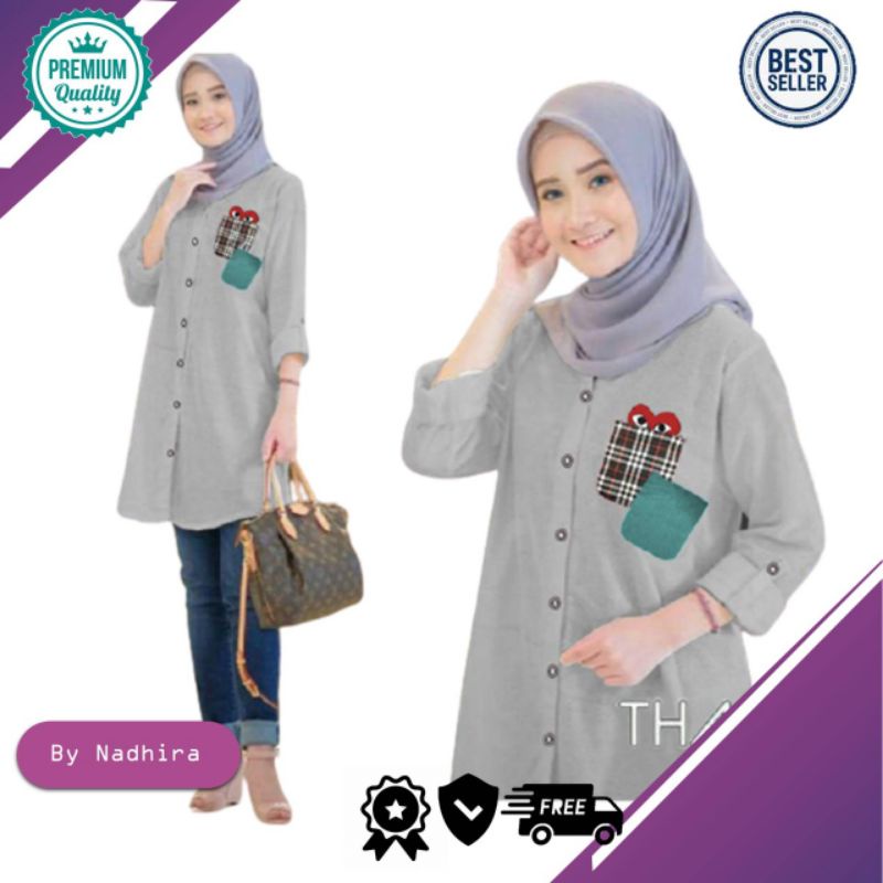 Baju atasan tunic import tunik kaos atasan wanita tunik kaos import murah terbaru termurah