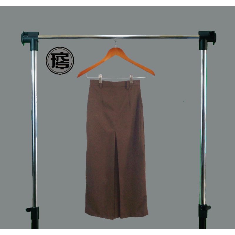 Rok  panjang pramuka rempel 1 span bahan polyester asli/ seragam sekolah