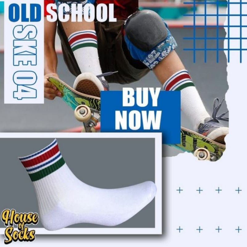 Marel Sock - Koas Kaki Retro Old School - kaos kaki Casual Dan Sport