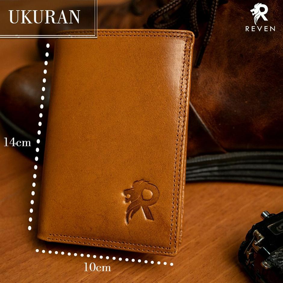 Langsung Beliii.. Athenna Dompet Panjang Pria Laki laki Cowok Dompet Lipat Kulit Sapi Asli Keren Ori