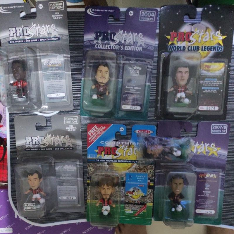 Ronaldo Boban Savicevic Donadoni Gattuso Seedorf Rivaldo - AC Milan - Prostars Corinthian Figure