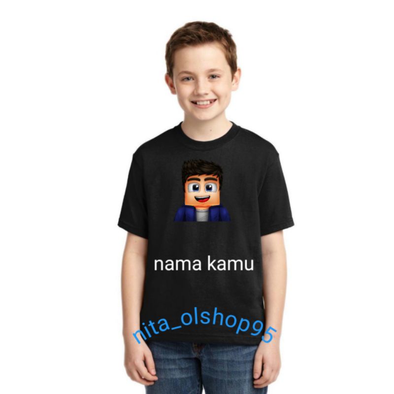 baju roblox minicraft baju anak karakter minecraf