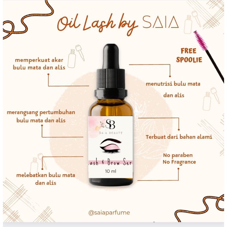 Serum bulu mata dan alis by SAIA serum penumbuh alis dan bulu mata