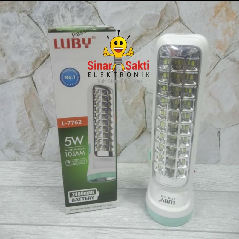 Lampu senter LED Luby Darurat Emergency L 7762