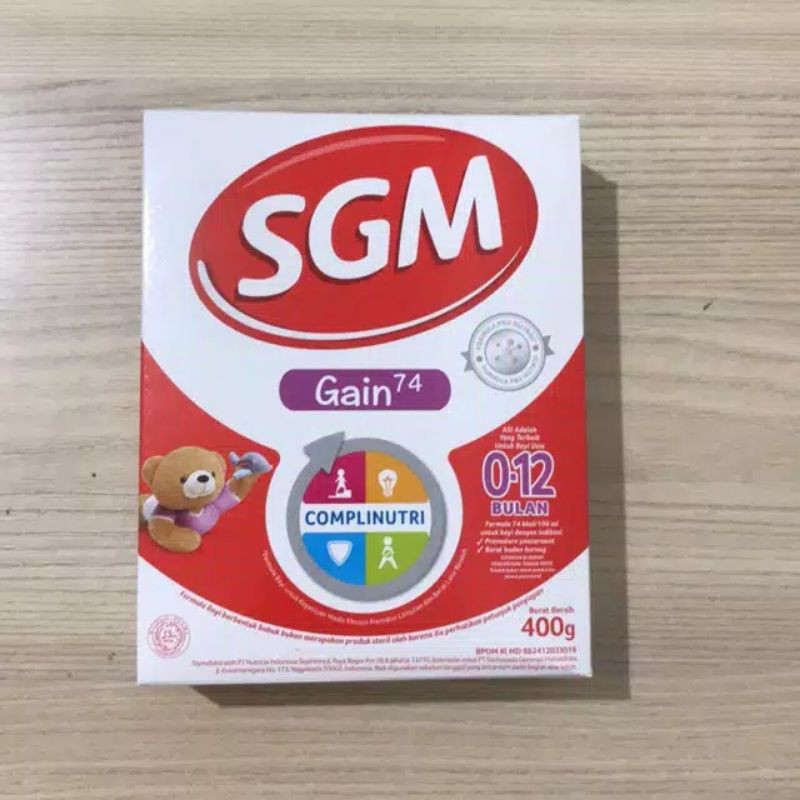 

SGM Gain 74 Complinutri 0-12bln 400gr