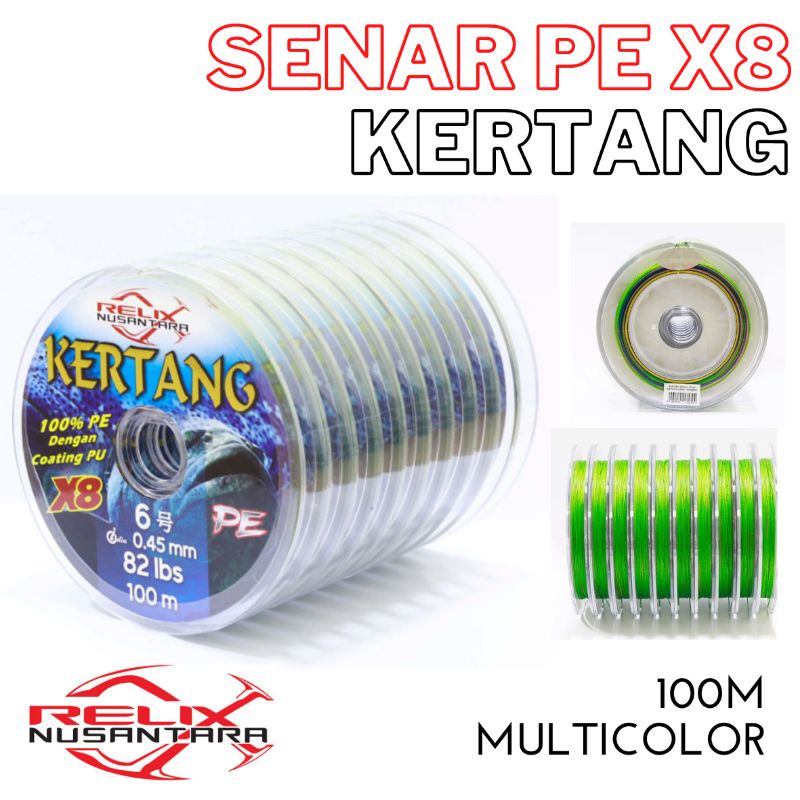 Senar PE X8 KERTANG Connected dari Relix Nusantara