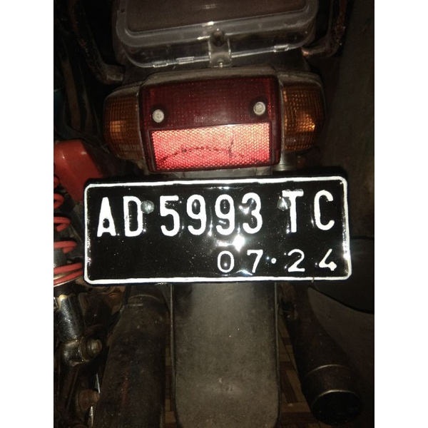 plat nomer ukuran kecil