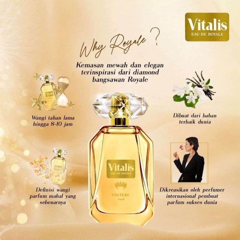 Vitalis Eau De Royale EDR Parfum Wanita 50ml