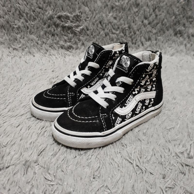 Vans Sk8 Hi Toddler Shoes | Second Preloved Bekas