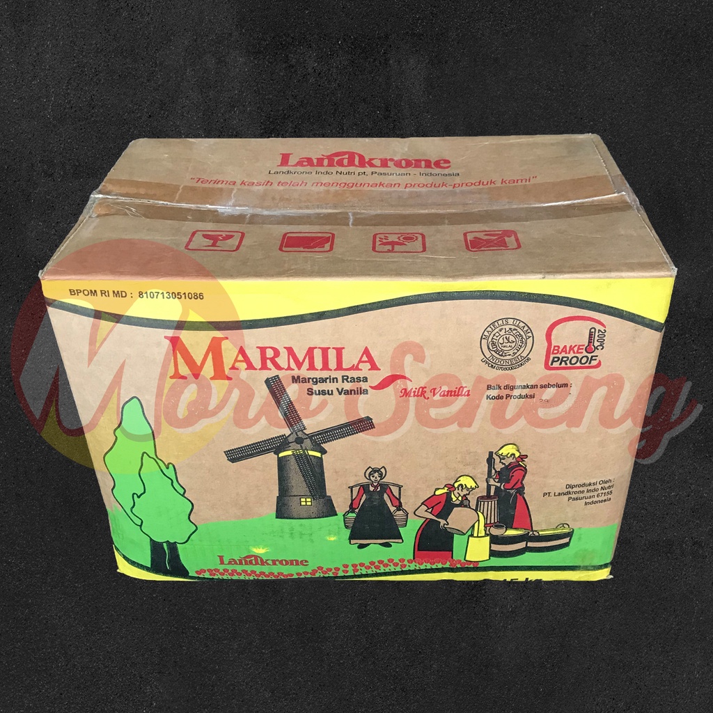 Marmila Margarin Susu Vanila / Mentega Milk Vanilla Repack 1 kg