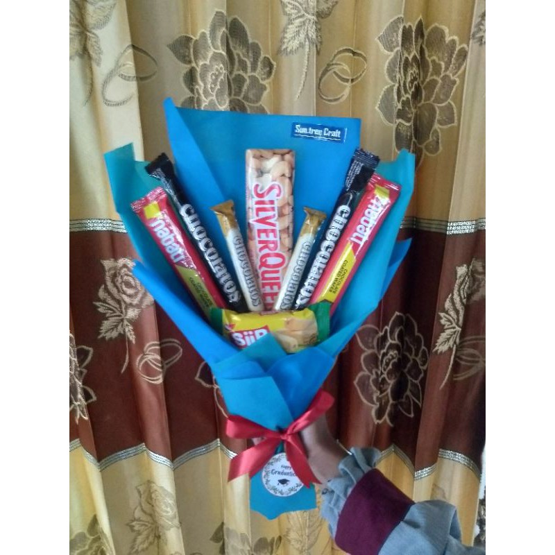 Bucket Snack Silverqueen l Buket Jajan Coklat Termurah l Buket Wisuda