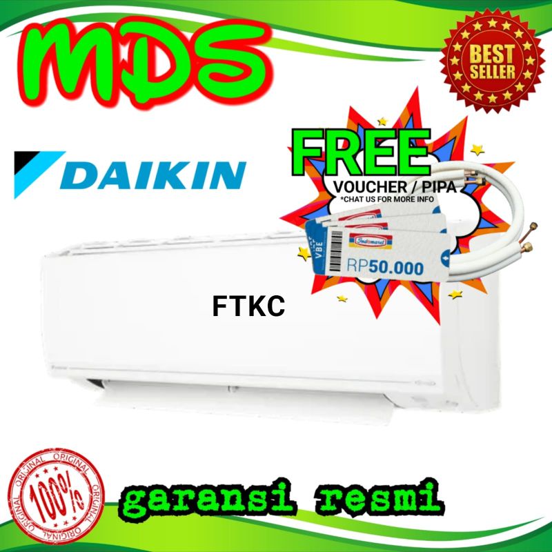 AC DAIKIN STAR INVERTER  FTKC 35 TVM4 AC 1.5PK HARGA FTKC 35 TVM4  UNIT ONLY