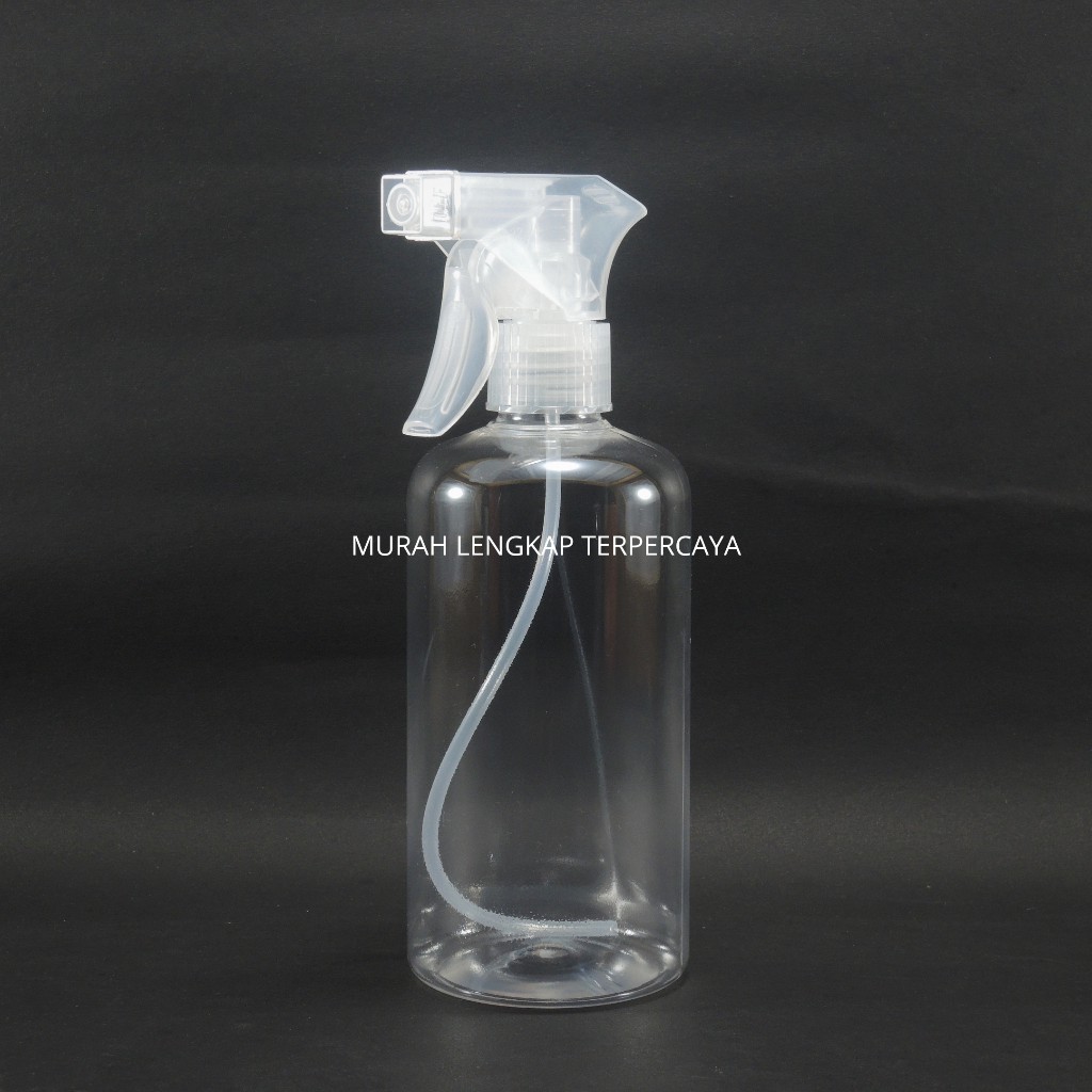 BOTOL SPRAY KISPRAY 500 ML / BOTOL PET 500 ML TUTUP KISPRAY NATURAL