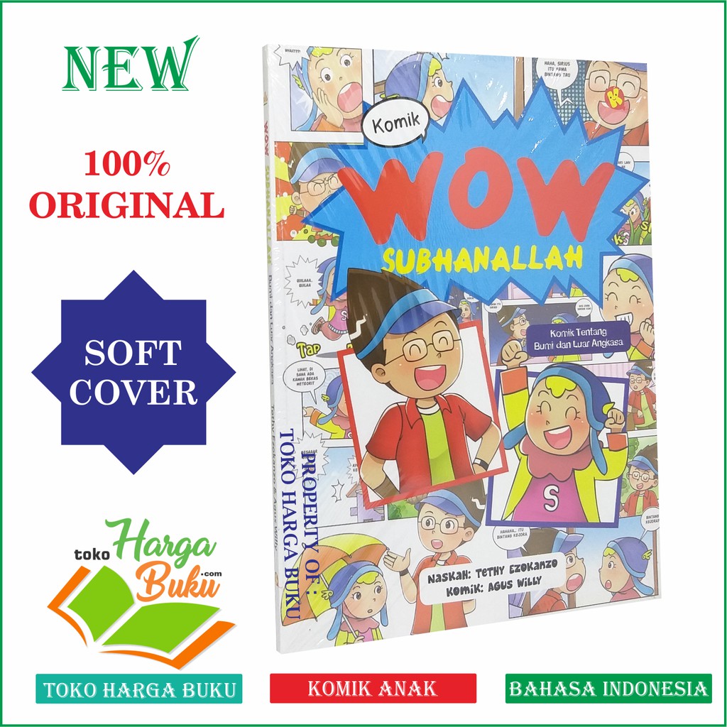 Foto Komik Wow Subhanallah Tentang Bumi dan Luar Angkasa - Penerbit Alkautsar Kids