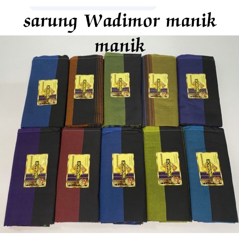 sarung Wadimor motif manik manik