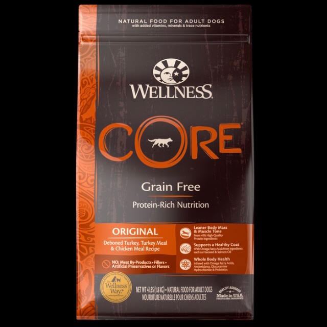 

Wellness CORE Grain Free Deboned Turkey,Turkey Meal & Chicken Meal Recipe