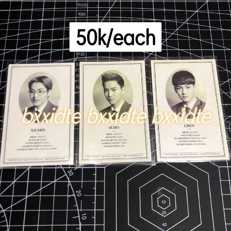 PC SUHO XIUMIN CHEN XOXO baca deskripsi