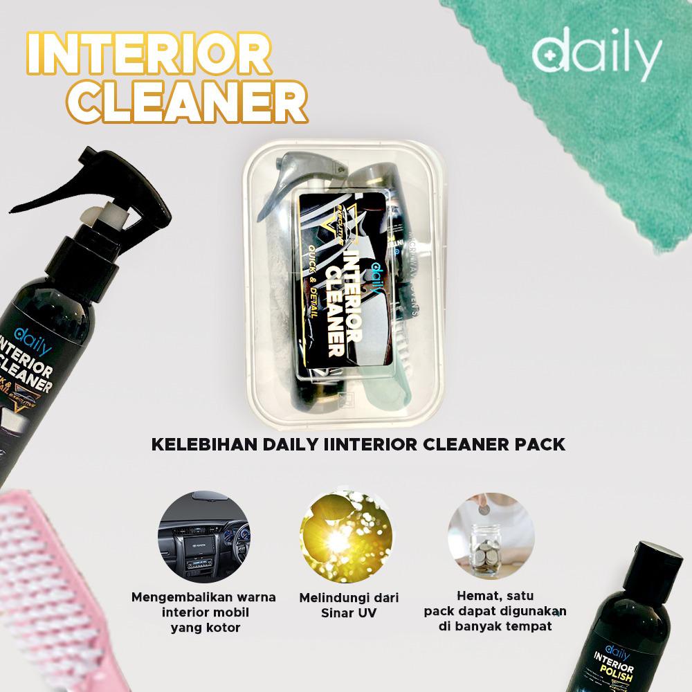 Pembersih Interior Mobil Dashboard Jok Plafon Serbaguna Daily Interior Cleaner Pack