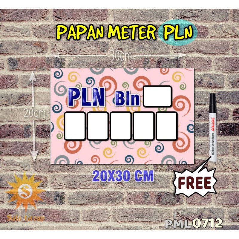 

Safa Papan Meter Listrik PLN PAM motif Unik - Pastel 12