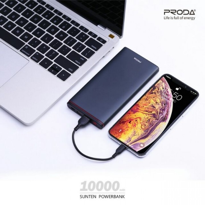 REMAX PRODA PD-P02 Suten Series Fast Charging QC3.0 10000mAh Powerbank