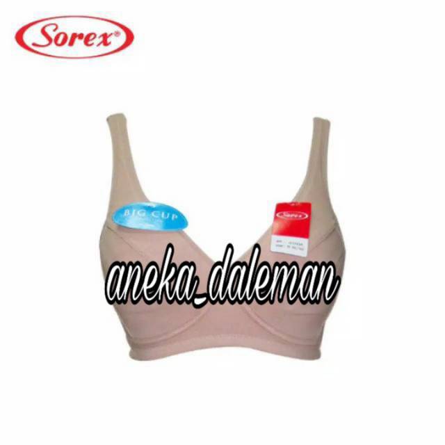 36-44 | BH Sorex Big Cup 01008  Bra Tanpa Kawat Busa Tipis