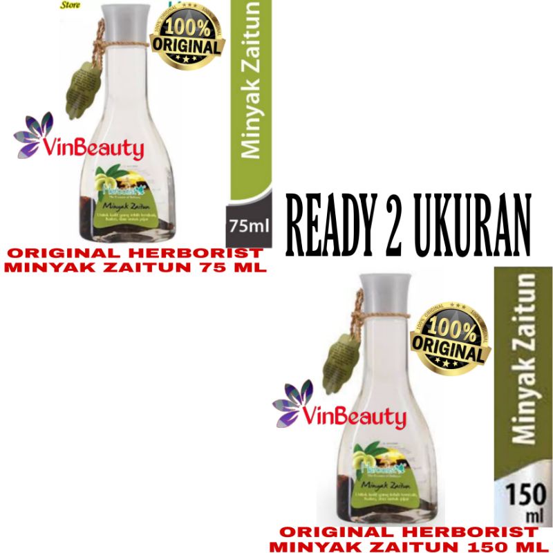 ORIGINAL MINYAK ZAITUN HERBORIST 150 ML / 75 ML HERBORIST OLIVE OIL 75ML DAN 150ML