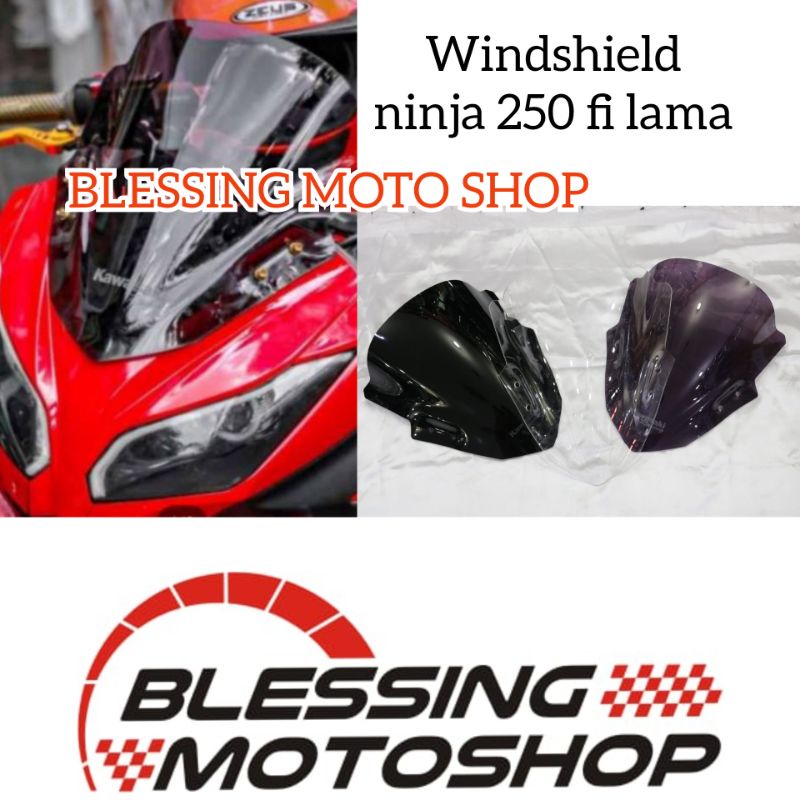 windshield ninja 250 fi visor ninja 250 fi windshield ninja fi lama