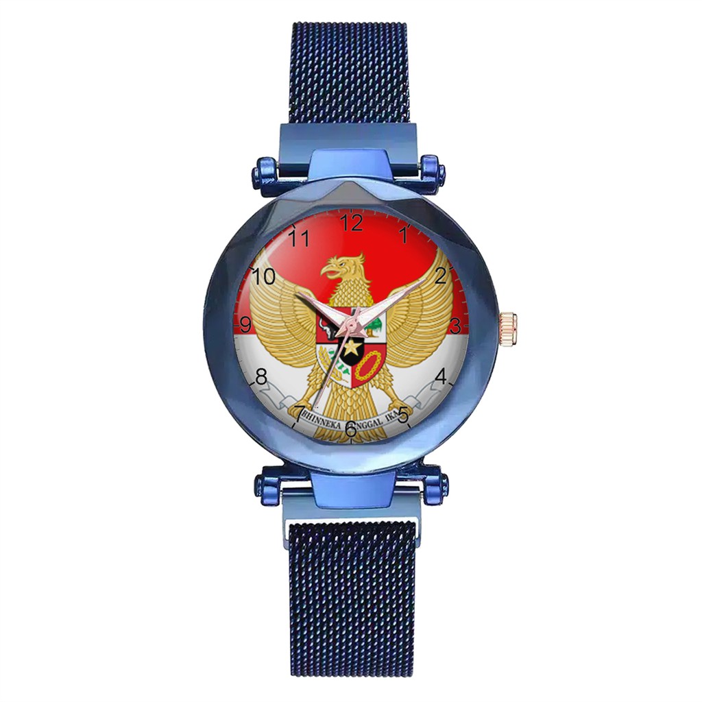 Jam Tangan Wanita Custom - GARUDA INDONESIA Free Box &amp; Batre Cadangan