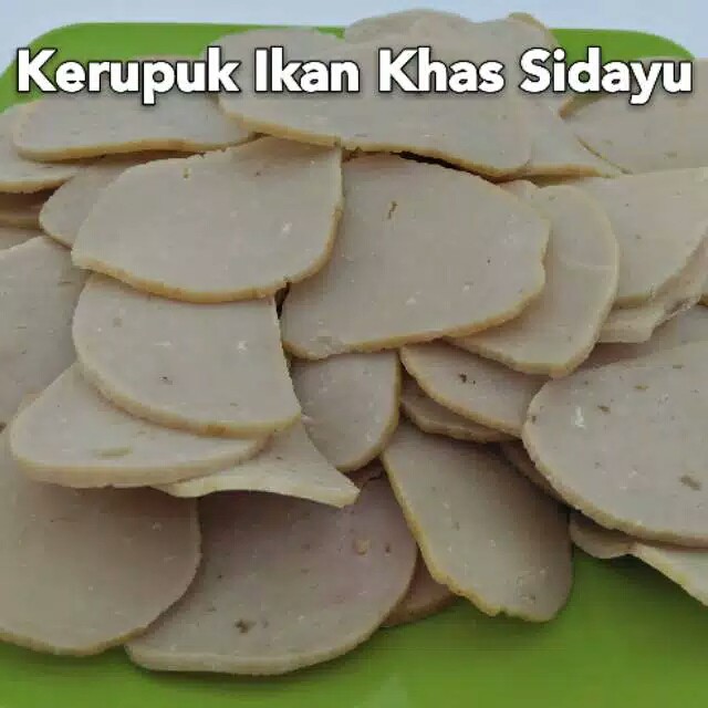 

Kerupuk Ikan Khas Sidayu Mentah - 500 g / kerupuk Renyah
