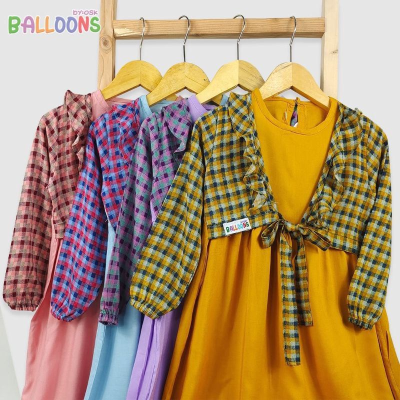 Gamis anak perempuan 3-7tahun