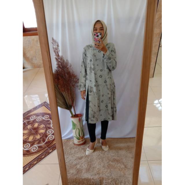 BAJU TUNIK BELAH SAMPING  (gucci) IMPORT